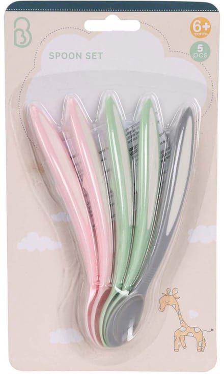 Set Babylepels Pastel, 5st.