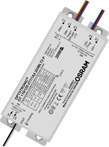 Osram LED Driver | 600mA/1400mA 110W 35V/85V | 1-10V Dimbaar IP64