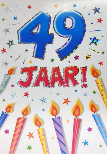 Verjaardagskaart - That Funny Age - 49 jaar - Met Envelop - Per stuk