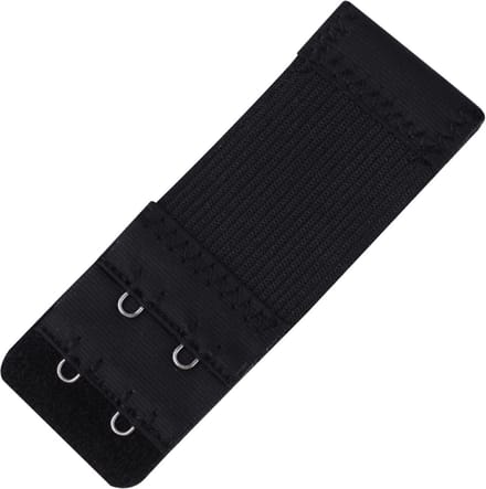 Hiden – Beha Extender 2 Haaks - Zwart - 2 stuks
