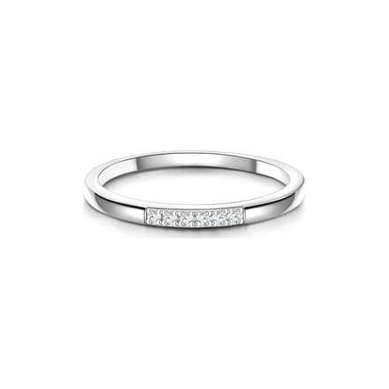 Gems München Dames Dames ring 925 sterling zilver zirconia 60 Zilver 32021156