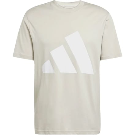 Adidas Essentials Big Logo T-shirt Met Korte Mouwen Beige S / Regular Man