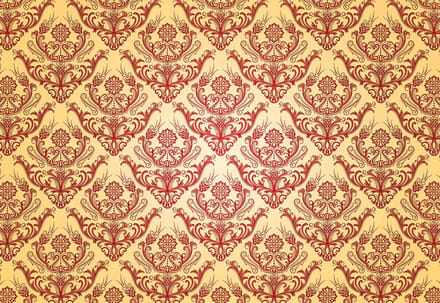 Fotobehang Floral Pattern Abstract | XL - 208cm x 146cm | 130g/m2 Vlies
