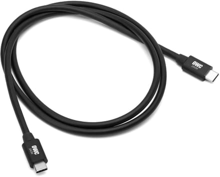 OWC - USB-C Thunderbolt 4 & 5 Kabel - 2 m - 80/120Gb/s - 240W - Zwart