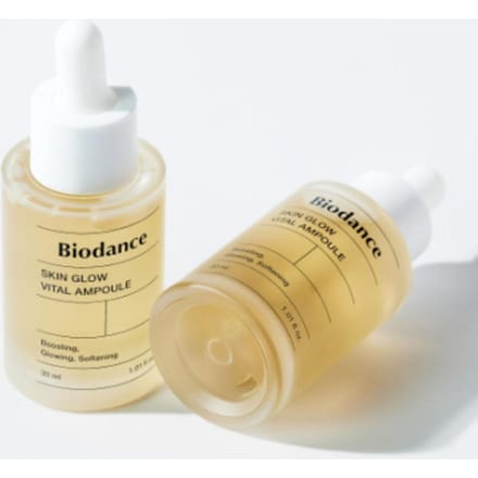 Biodance Ampoule Vitale Glow pour la Peau 30ml – Sérum Éclaircissant & Hydratant Boosteur de Glow beige