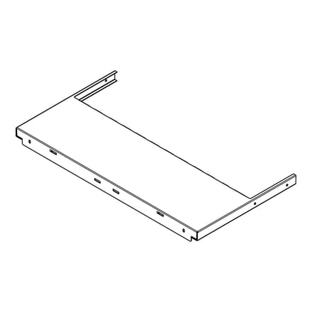 AEG verlengstuk, zwart, 508,7x276,5x21,5 140219622010