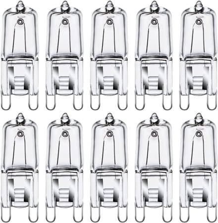 Heldere G9 Halogeenlampen 33W Dimbaar Warm Wit 2700K - 10 Stuks
