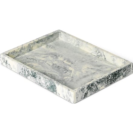 Ferm Living Mist Dienblad - 15 x 20 cm - emerald off white