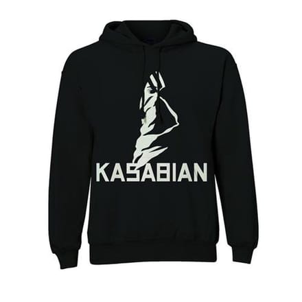 Kasabian - Ultra Face Hoodie/trui - M - Zwart