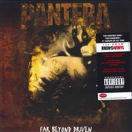 LP Plaat PANTERA Far Beyond Driven 180g R192302 EASTWEST 2010 US Metal brown