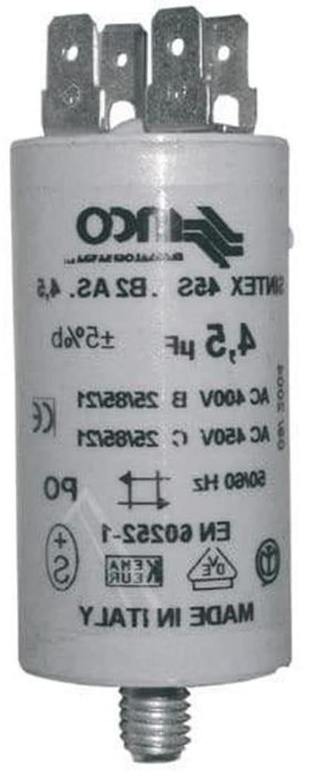 Condensator - Startcondensator - Apparaat Reparatie - RoHS Conform - 4µF 400V - Niet Van Toepassing