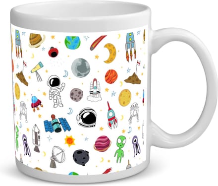 Akyol - ruimte koffiemok - theemok - Ruimte - astronaut - ruimteschip - 350 ML inhoud