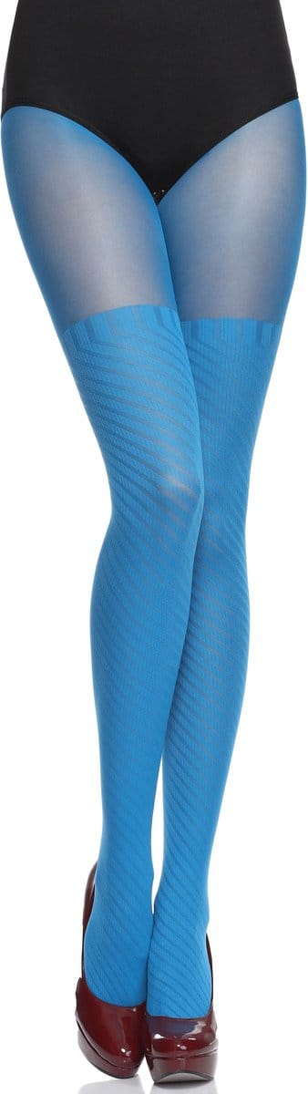 Merry Style Dames Panty - 60 DEN - Halsterloos - Polyamide - MS-GB-355 - Blauw - S