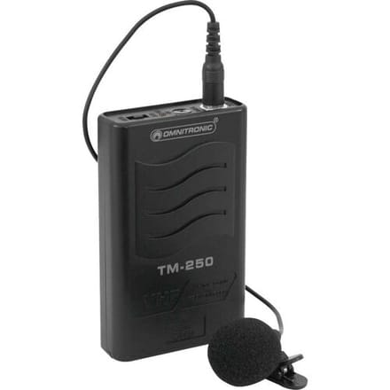 Microfoonzender Omnitronic TM-250 Zendmethode:Radiografisch