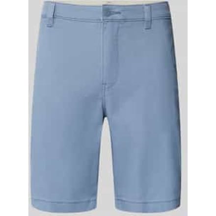 regular fit chino-shorts van katoenmix