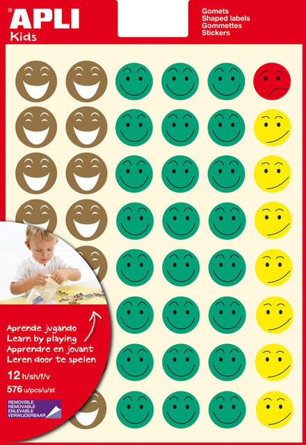 12xVellen, 576xStickers, Goud/Groen/Geel/Rood