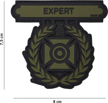 101 Inc Embleem 3D Pvc Expert Groen  17062