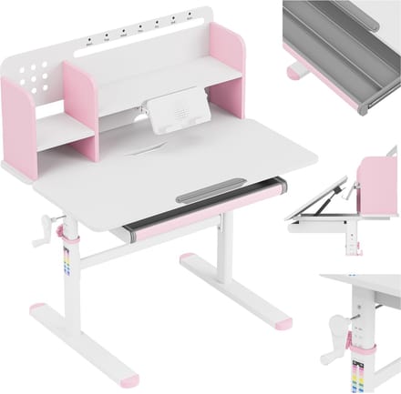 Mark Adler - Study 5.0 - Ergonomisch bureau voor een kind - roze