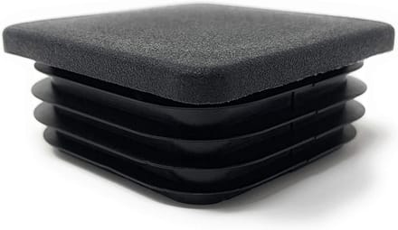 10x Vierkante Buisdoppen met Lamellen voor 40x40 mm Buis