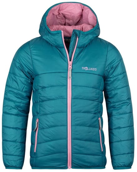 Trollkids Eikefjord Jas Groen,Blauw,Roze 176 cm Meisje