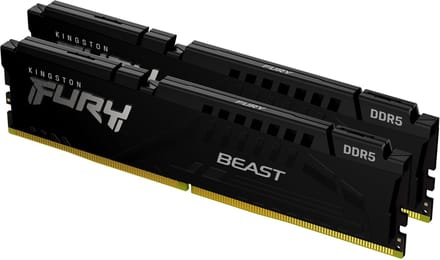 Kingston FURY Beast DDR5-6000 - 64GB - CL36 - Dual Channel (2 pcs) - AMD EXPO & Intel XMP - Zwart
