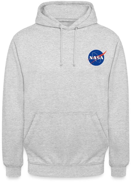 NASA Klassiek Logo Als Borstlogo Hoodie Unisex