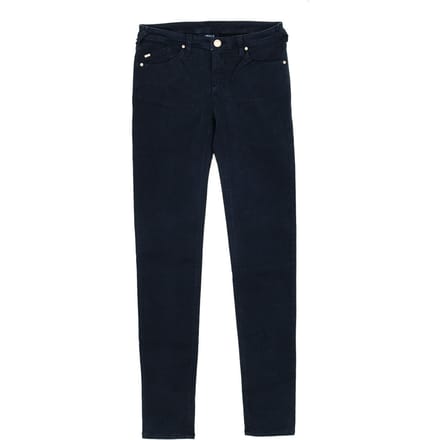 Dames lange stretch denim broek 6Y5J28-5N2FZ