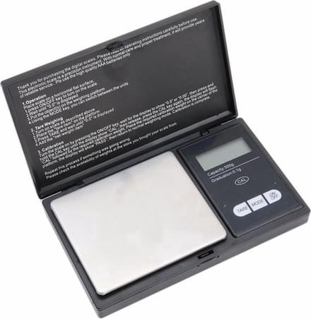 IMTEX Precisie mini weegschaal - Pocket weegschaal - 200 gram x 0.1 gram