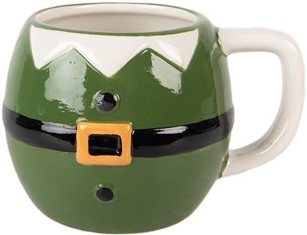 Clayre & Eef Mok Kerstman 450 ml Groen Keramiek
