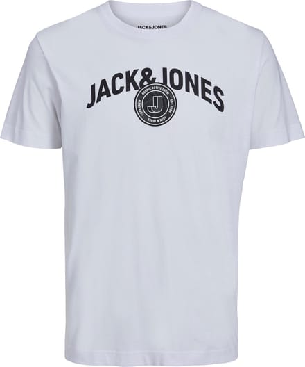 Jack & Jones - T-shirt - Maat 128 - Jongens - White -