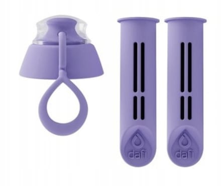 Dafi Wkład - Waterfilter - Fioletowy - 2 Stuks - Nakrętka
