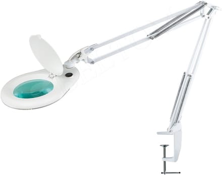 Loep met LED - Vergrootglas Lamp - Precisiewerk - 56 SMD LEDs - 84 cm Arm - Wit