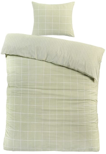 Day Dream Magnus - Dekbedovertrek - Eenpersoons - 140 x 200/220 - Groen
