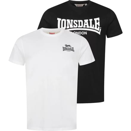 Lonsdale Yarnbrook T-shirt Regular fit dubbelpak