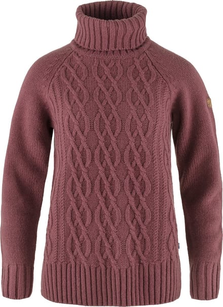 Fjällräven Övik Cable Knit - Mesa purple - Maat Damen_S