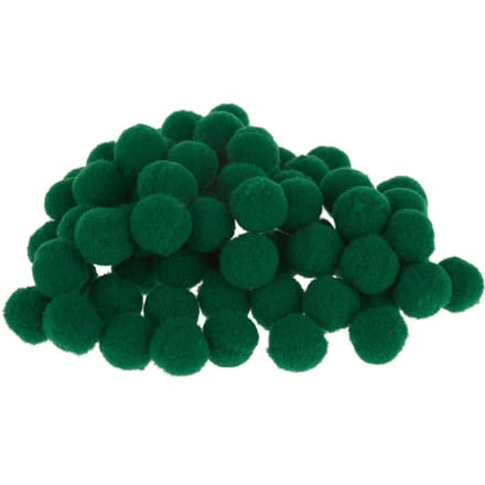 VBS Pompons, 15 mm, 60 stuks - Groen