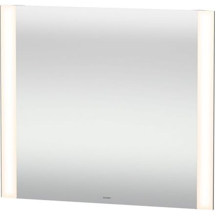 Duravit bathroom mirror "Better" with LED light fields 80 x 70 cm