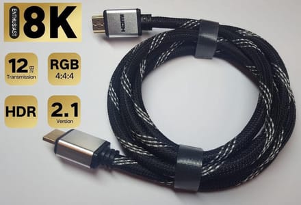 Electrovision Premium 4K/8K/10K Ultra High Speed 2.1 HDMI kabel 1 meter