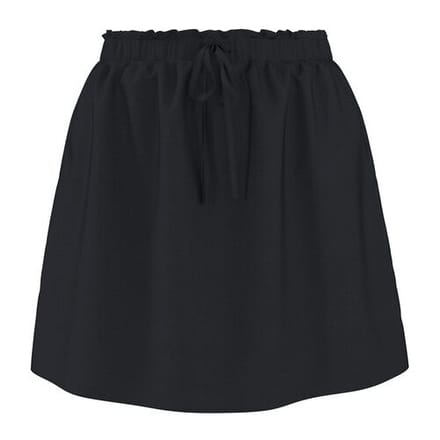 ESMARA Dames rok met linnen (Zwart, M (40/42))