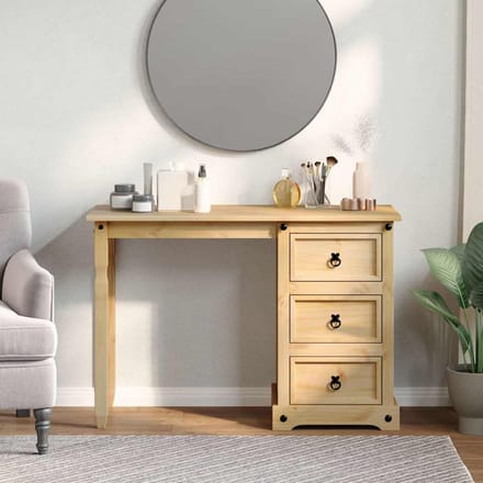 vidaXL - Kaptafel - Corona - 110x47x75 - cm - massief - grenenhout