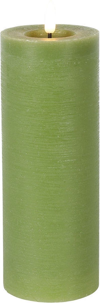 Countryfield LED Stompkaars rustiek 20 cm - Lichtgroen