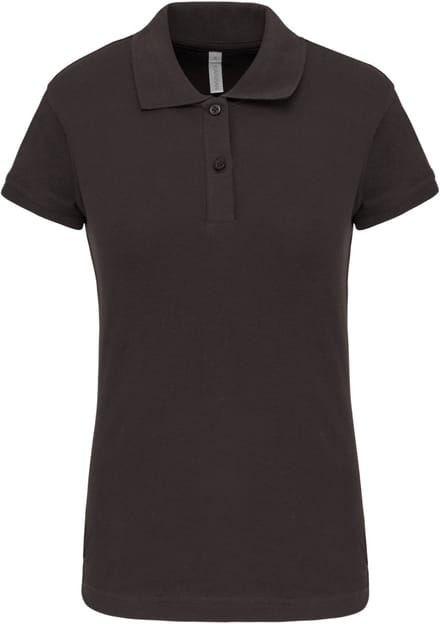Kariban Piquépolo korte mouwen dames K240 - Dark Grey - M