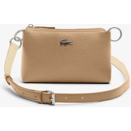 LACOSTE schoudertas Crossover Bag Noir Farine zwart