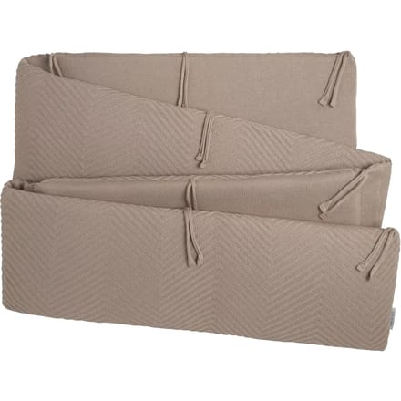 Baby's Only Boxbumper Grace - Boxomrander met visgraatmotief - Parkomranding - Beige - 330x28 cm
