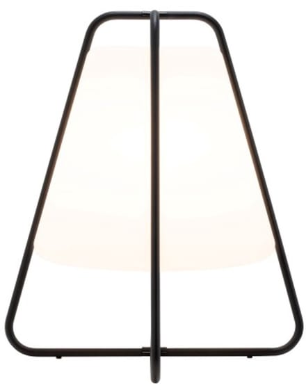 Tipi Zafferano oplaadbare LED-lamp - Touch, binnen en buiten IP65, modern design, draadloos, zwart