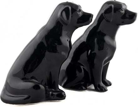 Quail Peper en Zout set - Zwarte Labradors