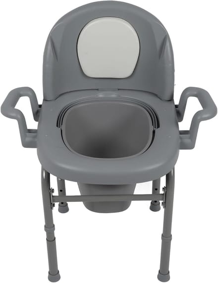 Toiletstoel - Commode - Thuiszorg - In hoogte verstelbaar - 52 x 43 x 26 cm