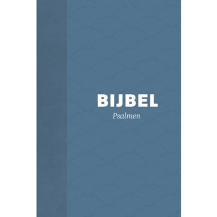 Bijbel (Hsv) Met Psalmen - Hardcover Blauw Met Schelpen