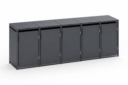 TuinChamp Container berging staal Holten 5 containers - Kliko ombouw