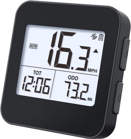 Core® Kilometerteller Fiets - Kilometerteller - Zwart - 6cm x 3cm x 6cm